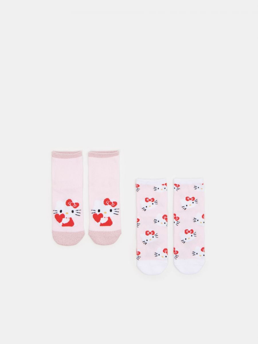 Súprava 2 párov ponožiek Hello Kitty - viacfarebná - SINSAY