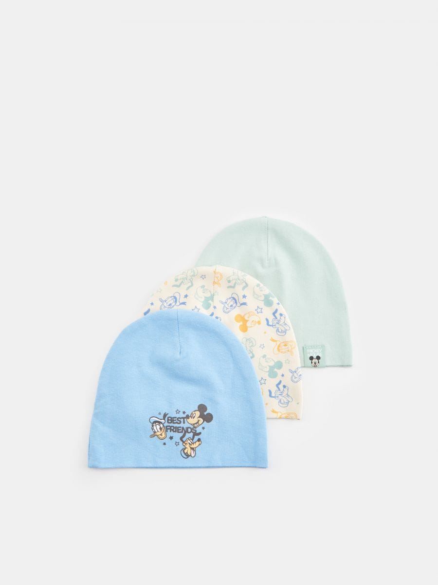 Confezione da 3 berretti Mickey Mouse - azzurro - SINSAY