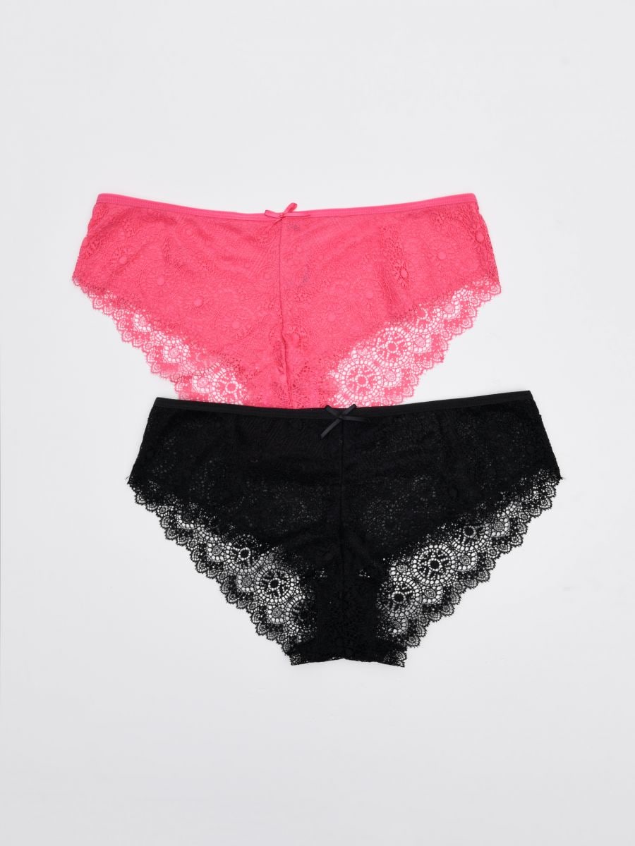 Hipster knickers 2 pack Color black - SINSAY - YN833-99X