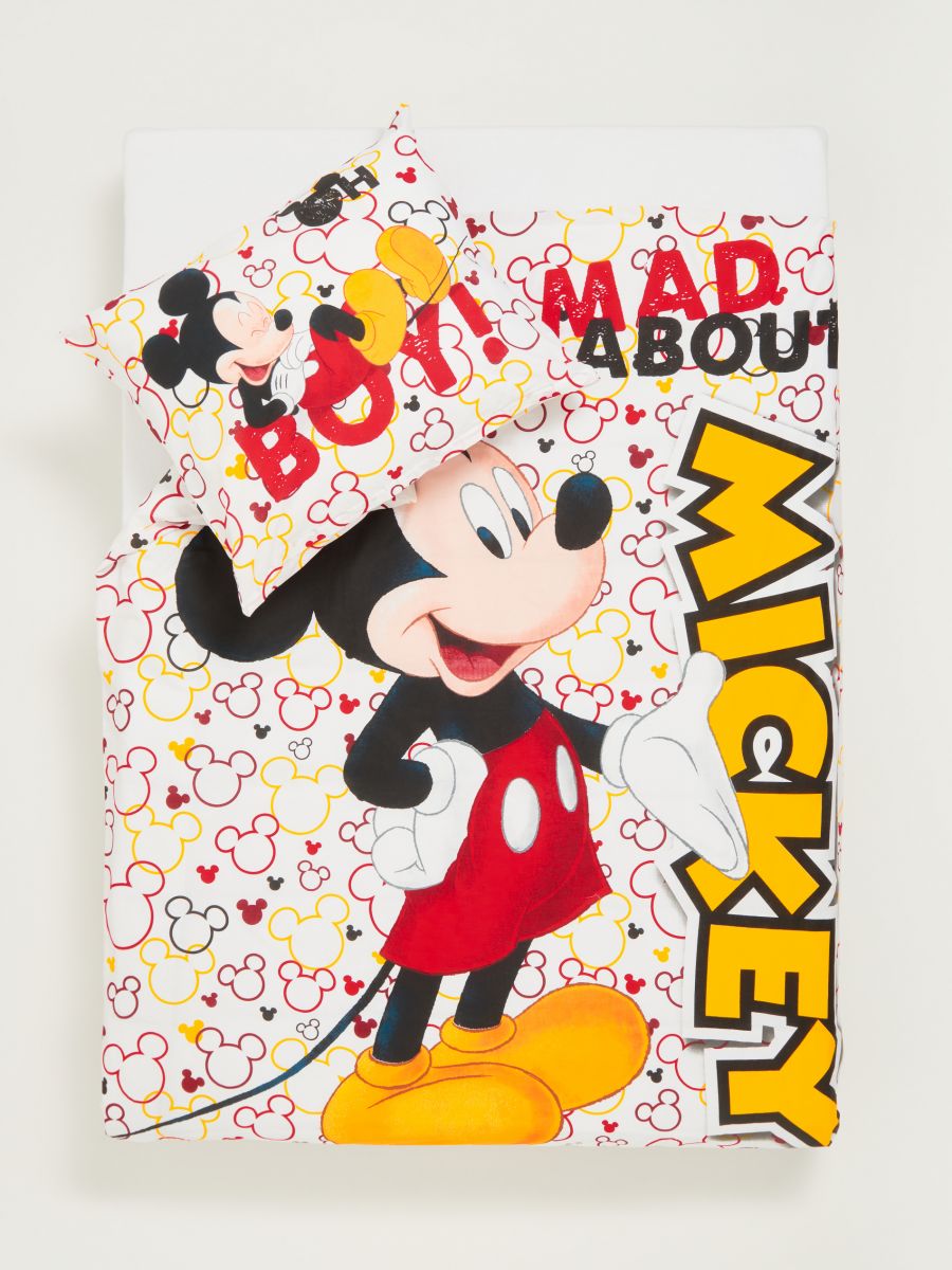 Set biancheria da letto in cotone Mickey Mouse - multicolor - SINSAY