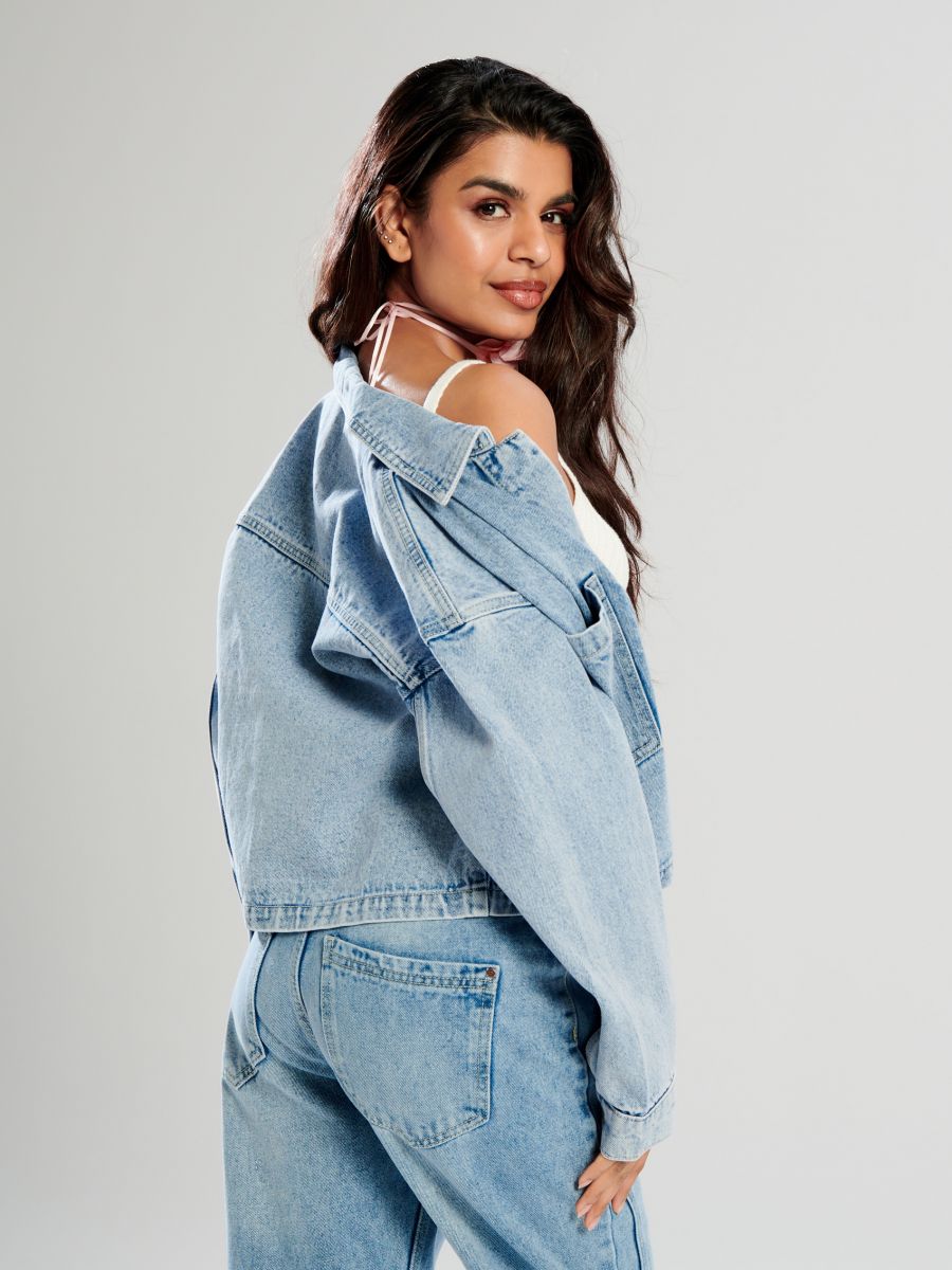 Denim jacket Color blue - SINSAY - ZA337-05J
