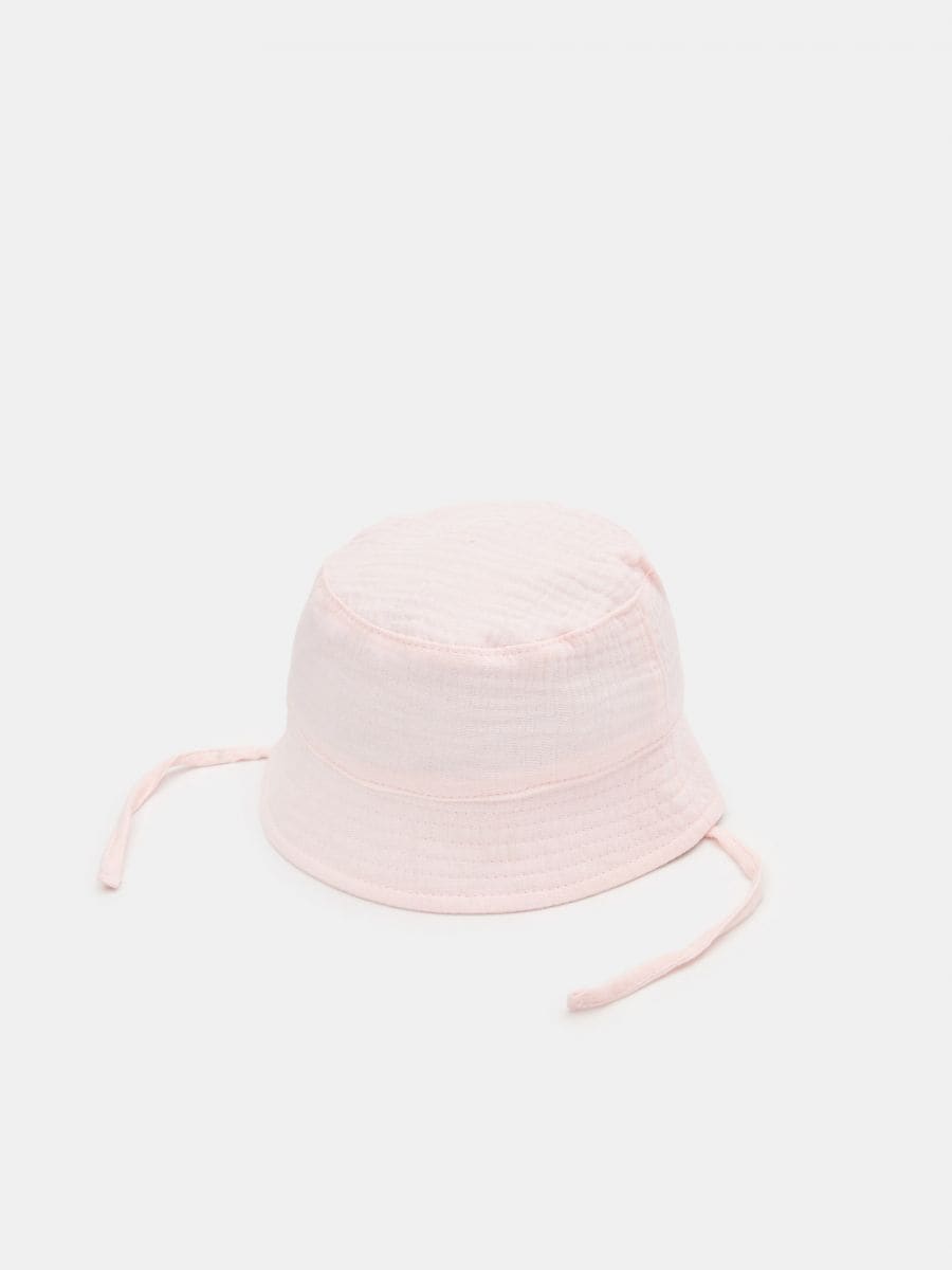 Klobouk bucket hat - růžová - SINSAY