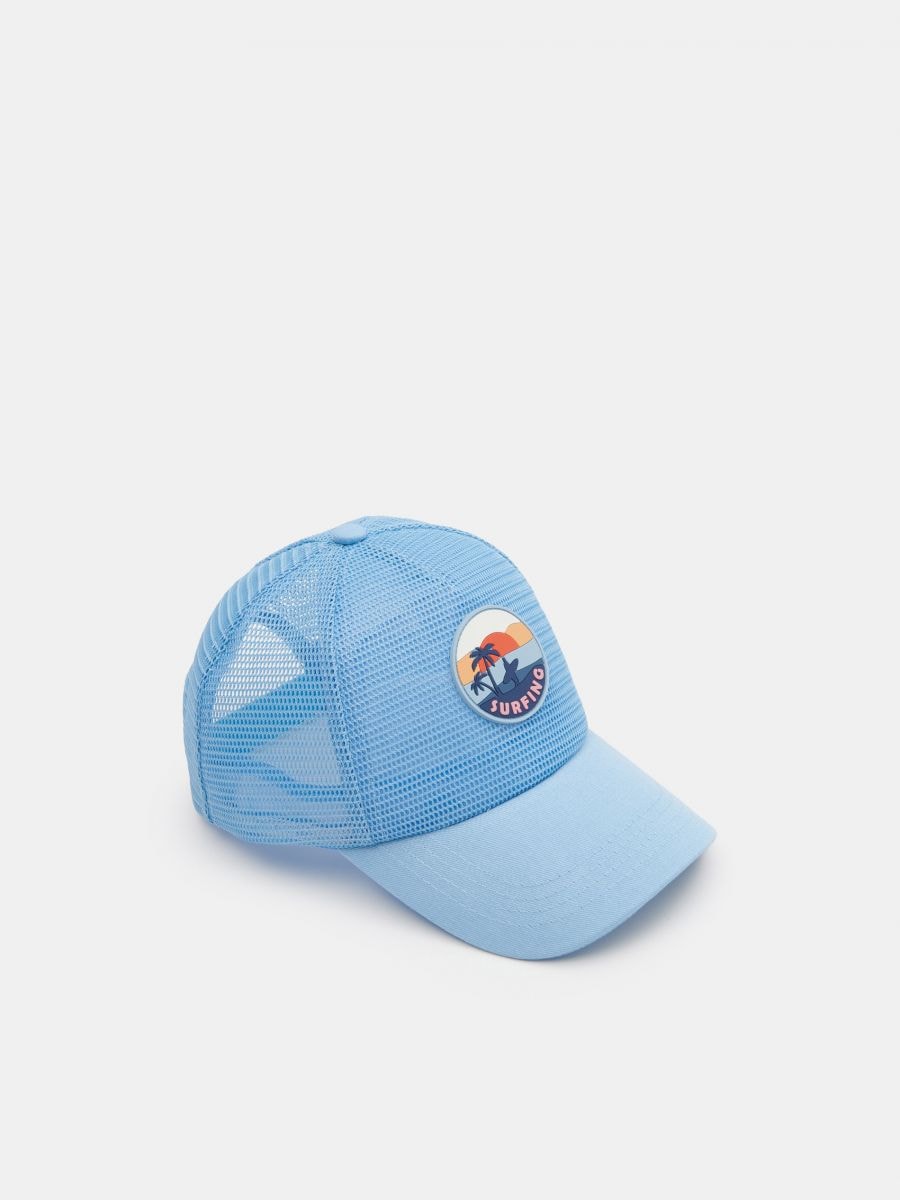 Kepurė su snapeliu - blyškiai mėlyna - SINSAY