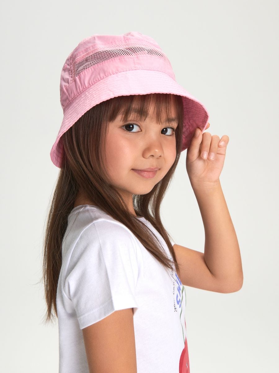 Bucket hat kepurė - pastelinė rožinė - SINSAY