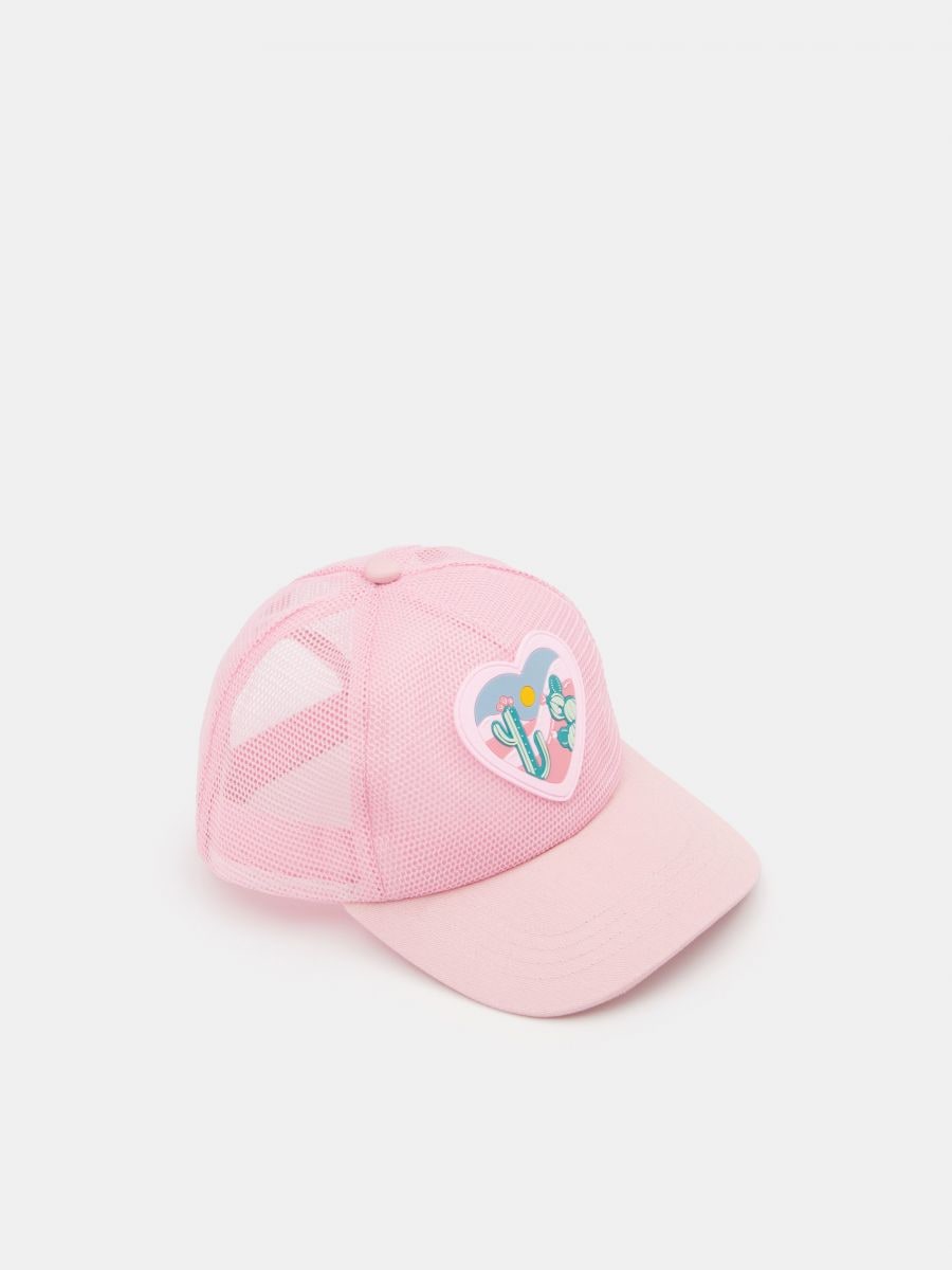 Kepurė su snapeliu - pastelinė rožinė - SINSAY