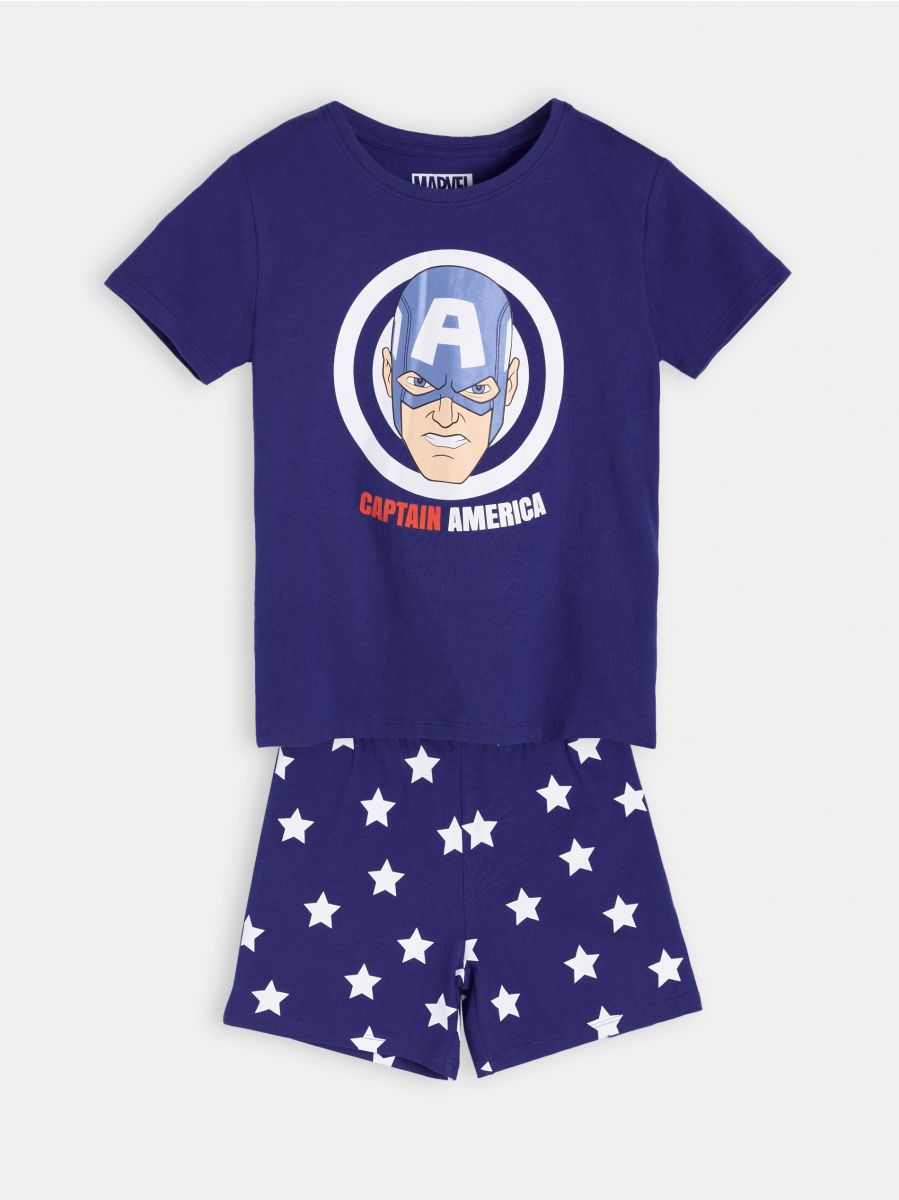 Captain America boys pyjama set Color indigo SINSAY ZD092 57X