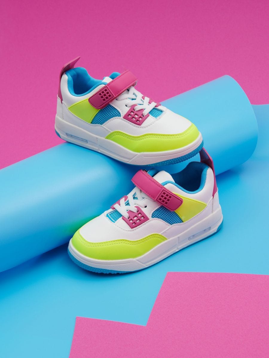 High ankle sneakers - multicolor - SINSAY