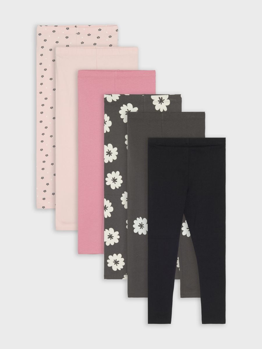 6er-Pack Leggings - Mehrfarbig - SINSAY
