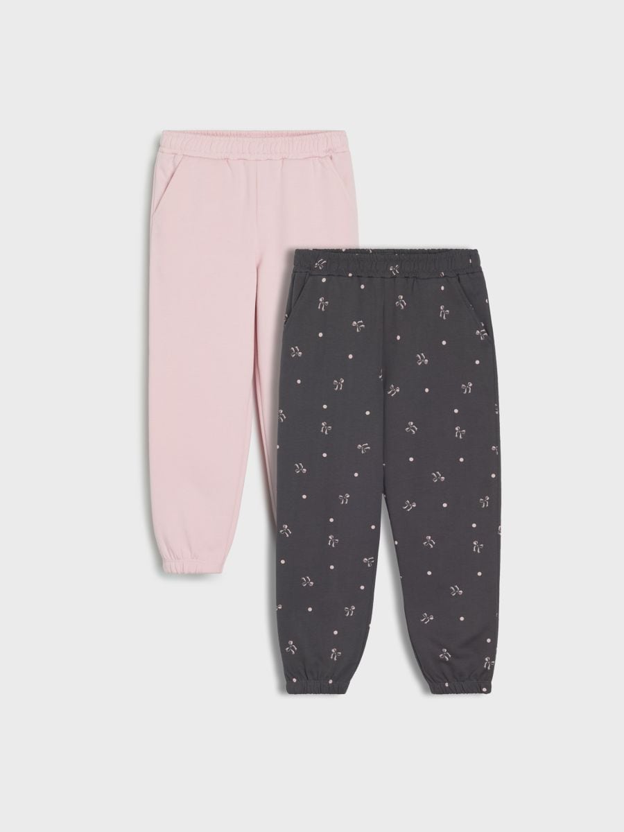 Spodnie jogger 2 pack - wielobarwny - SINSAY