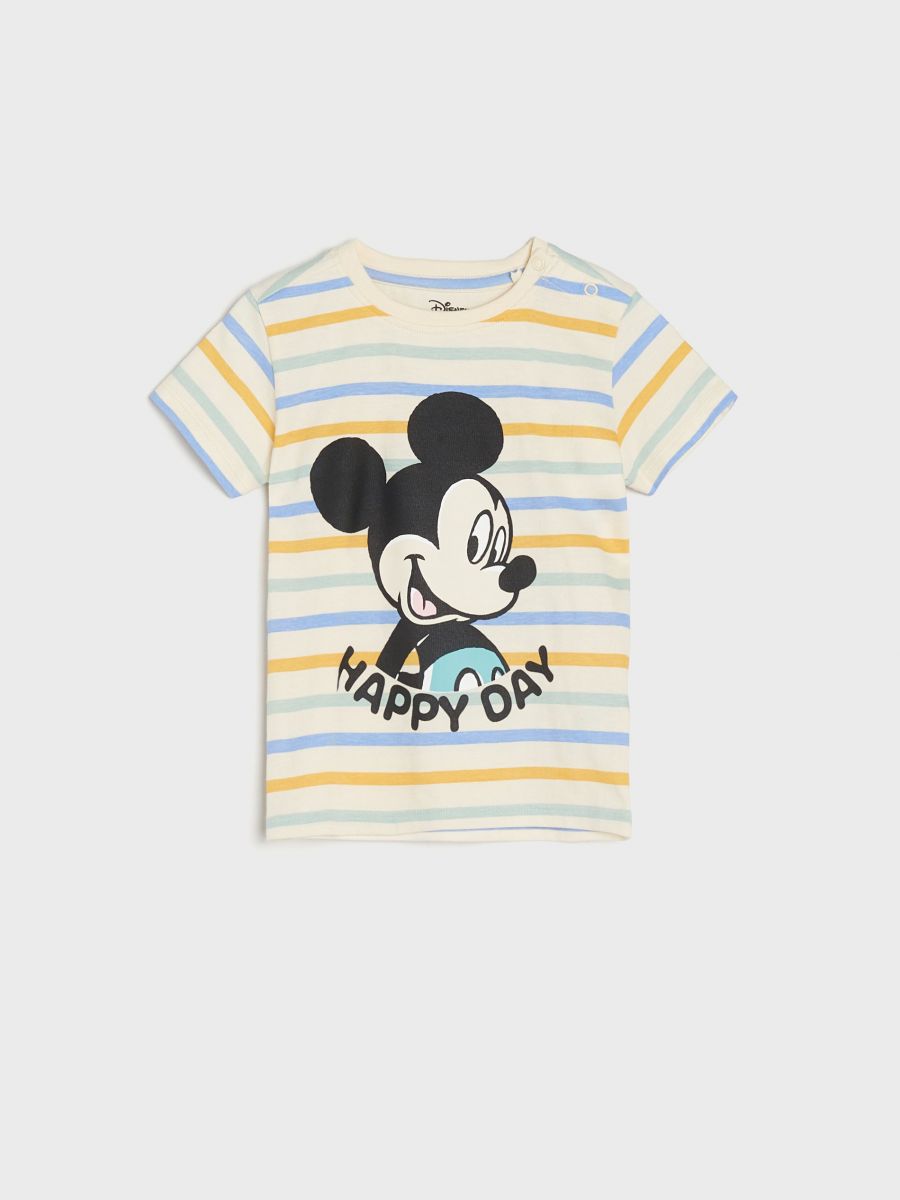 Koszulka Myszka Miki - kremowy - SINSAY