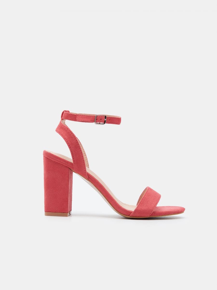 Coral high heel on sale sandals