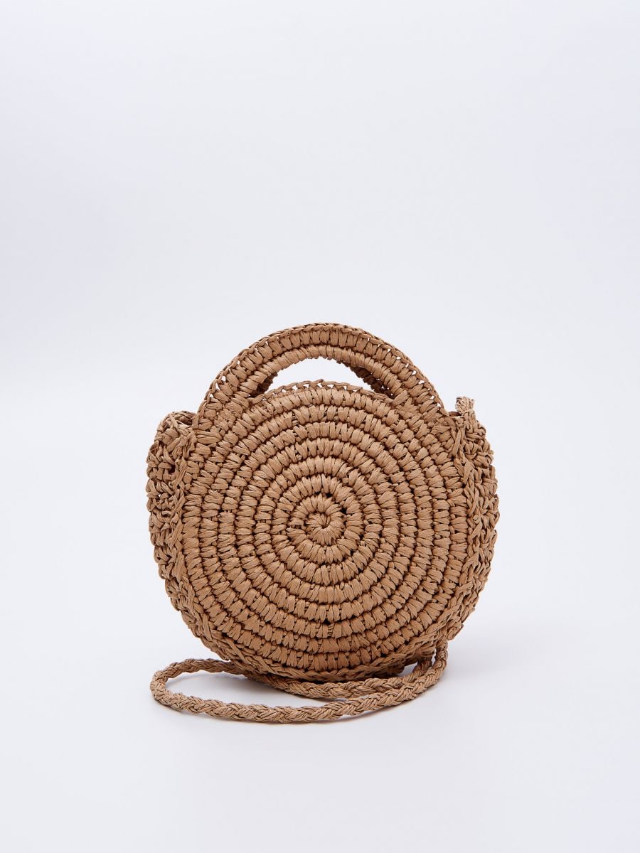 Round basket bag Color wheat - SINSAY - ZH905-12X