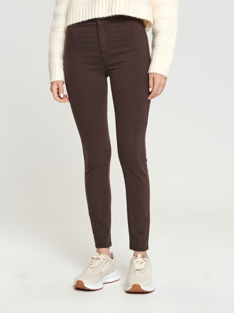 Grey High Waist Jegging