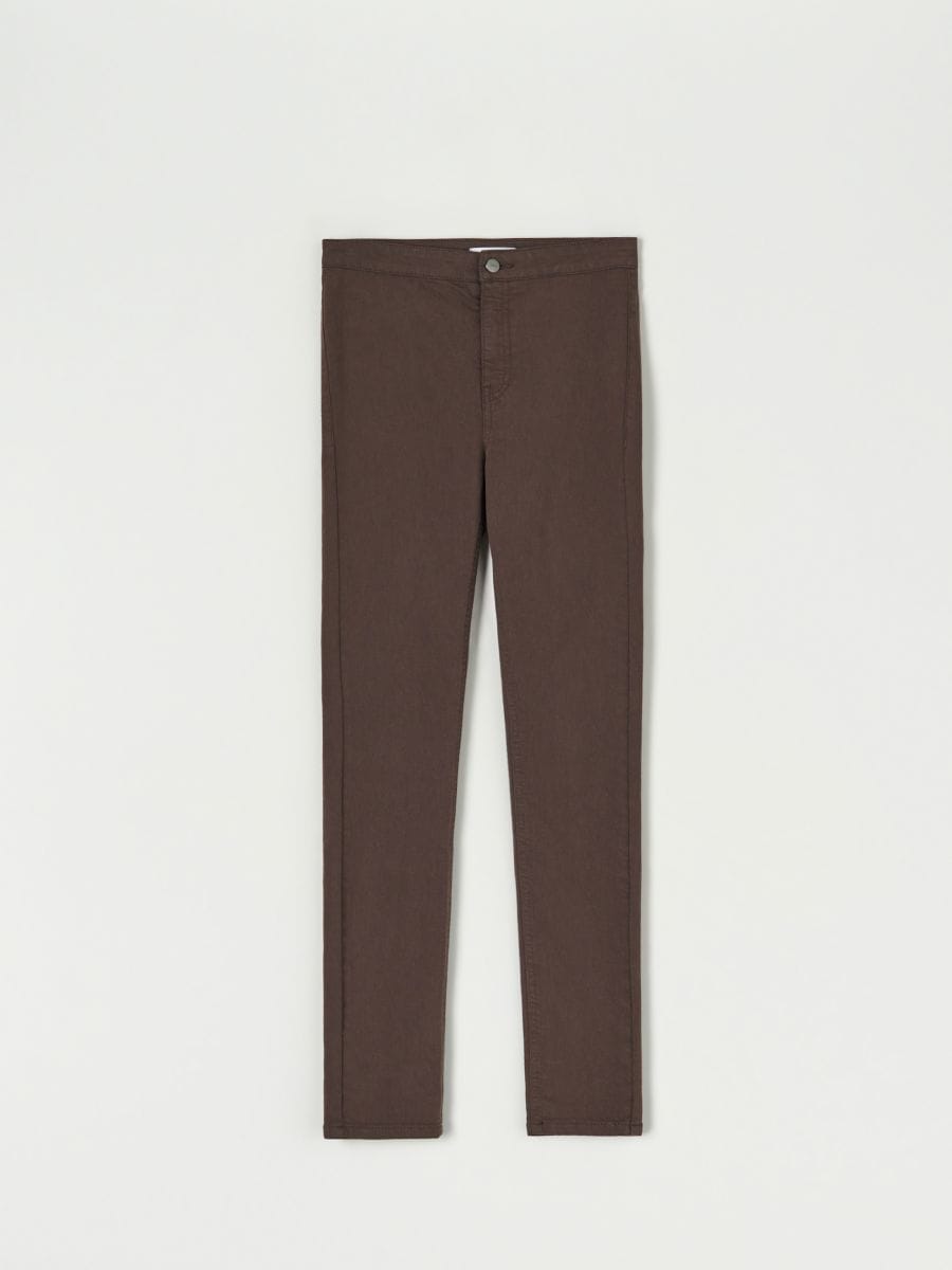 Джегінси high waist skinny - dark grey jeans - SINSAY