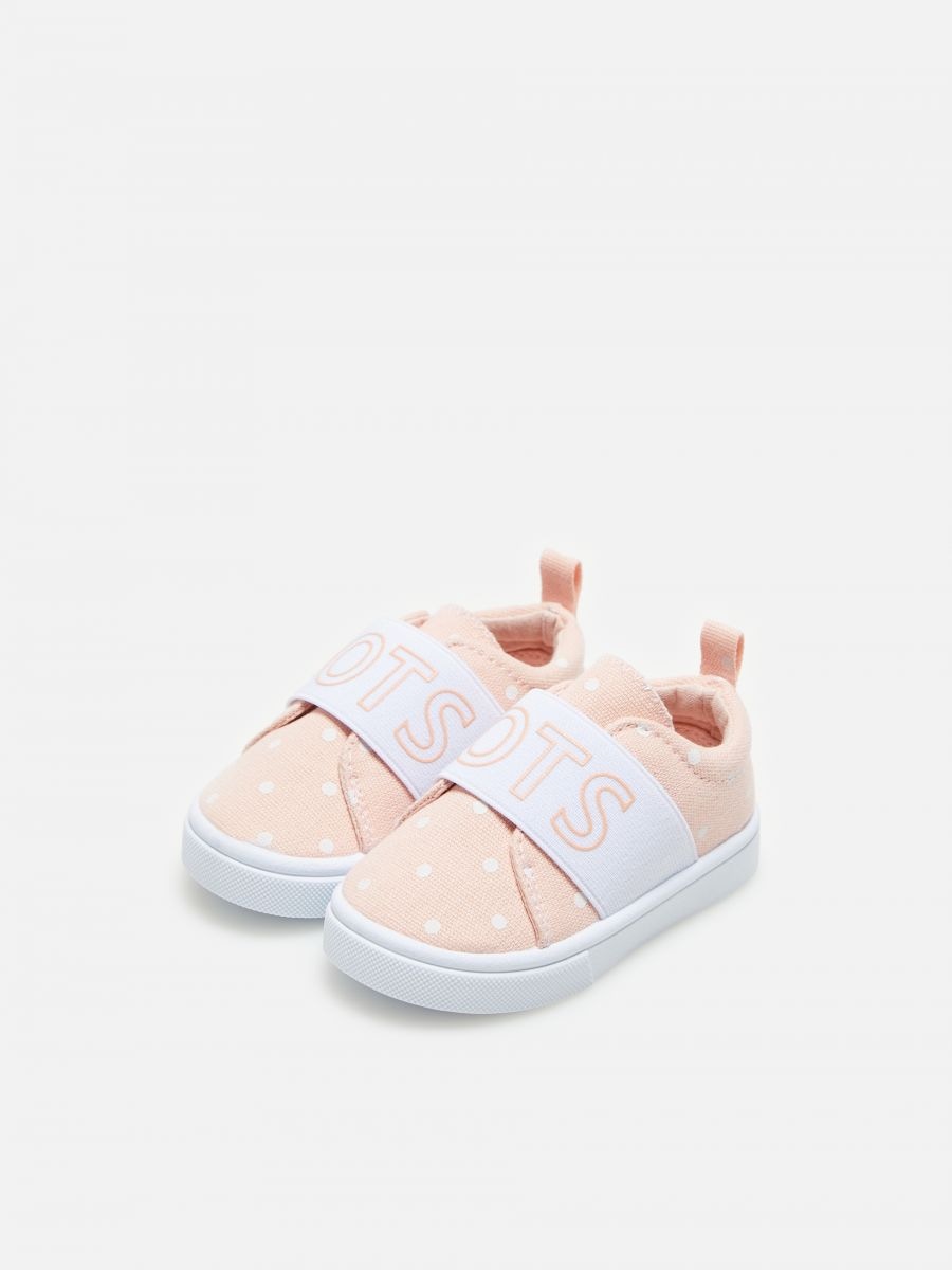 Infant slip store on trainers