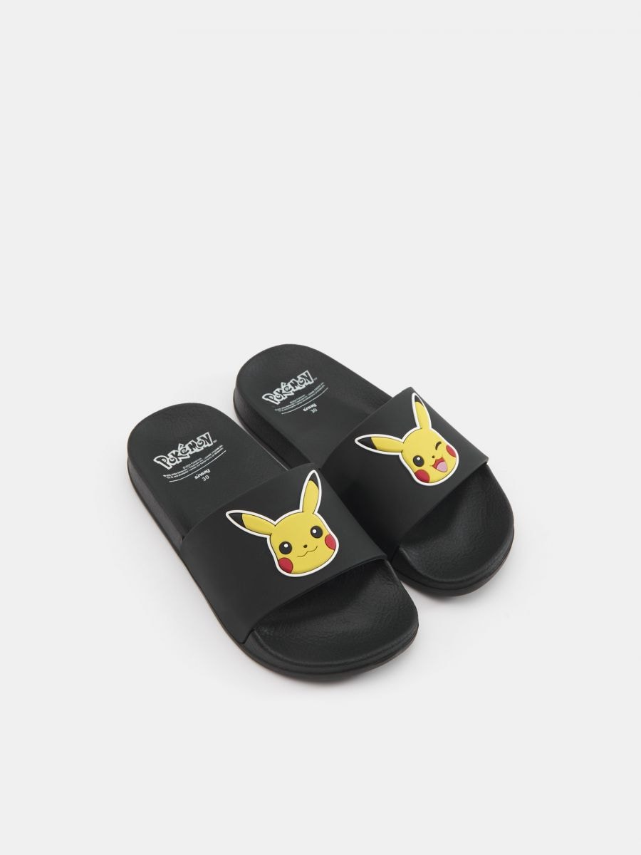 Papuče Pokémon - crno - SINSAY