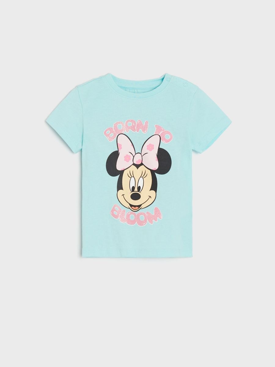 Majica Minnie Mouse - svetlo turkizna - SINSAY