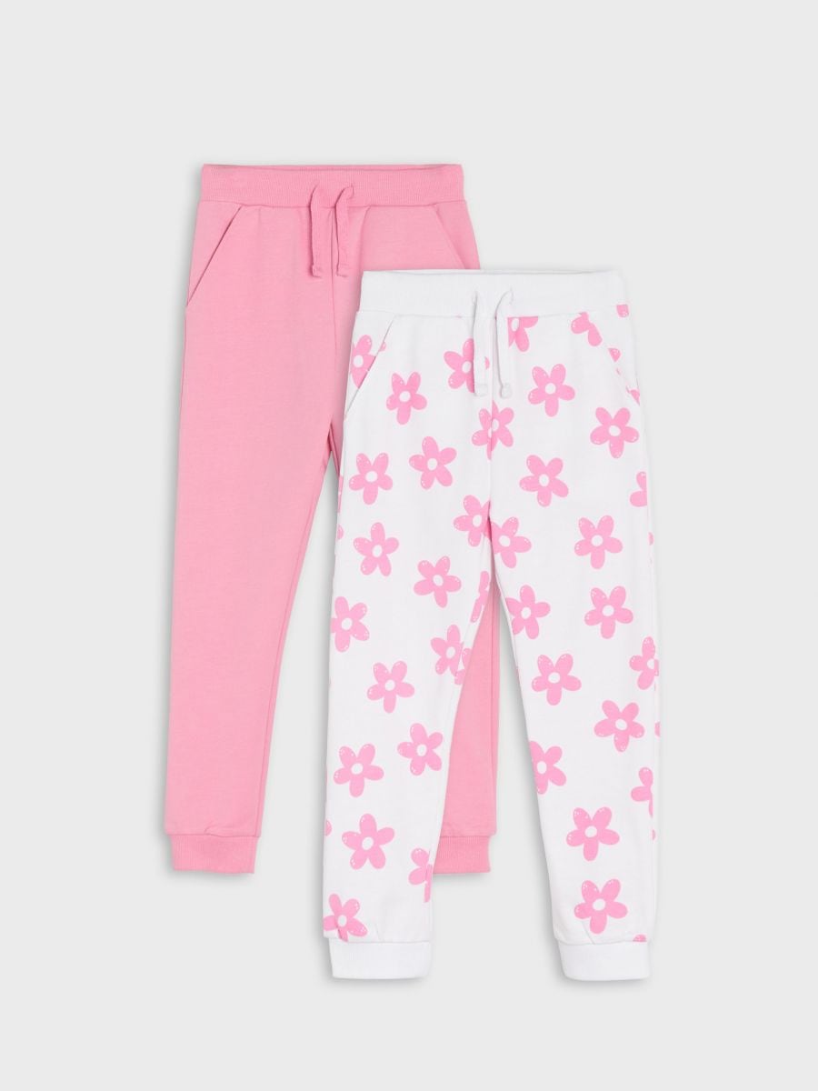 Komplet 2 športnih hlač jogger - roza - SINSAY