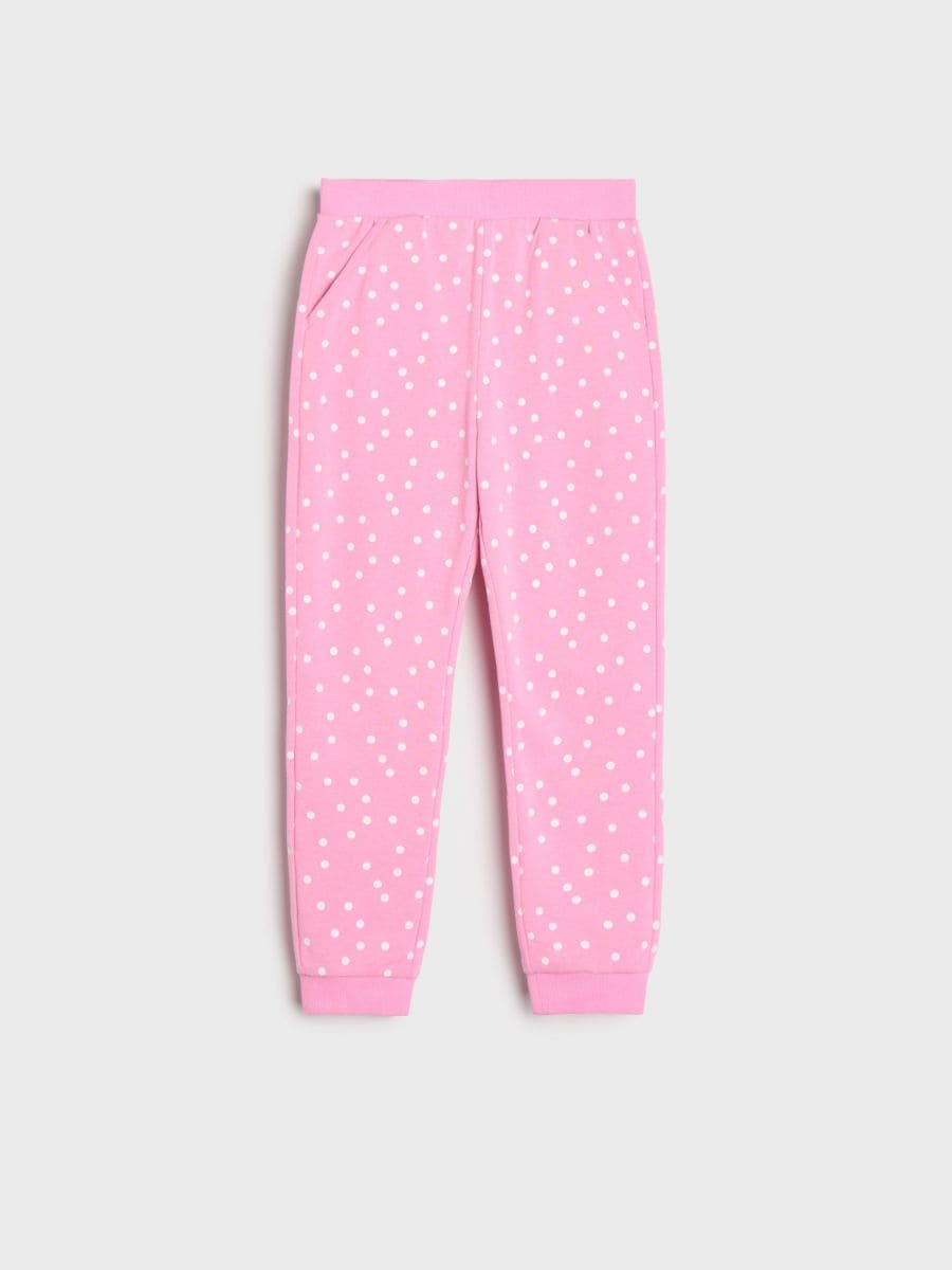 Трикотажні штани - рожевий - SINSAY