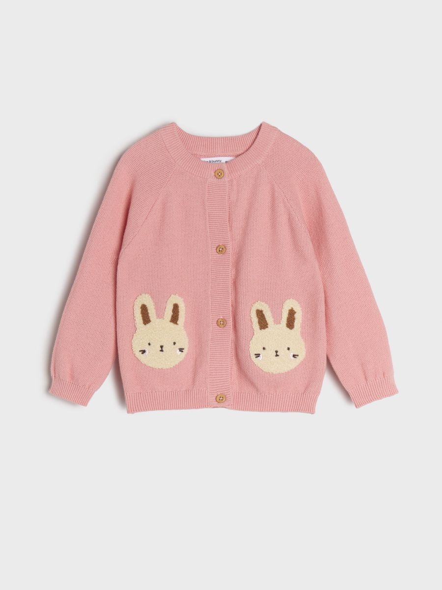 Sweter - różowy - SINSAY