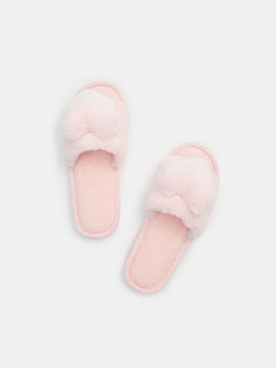Pantofole - rosa pastello - SINSAY