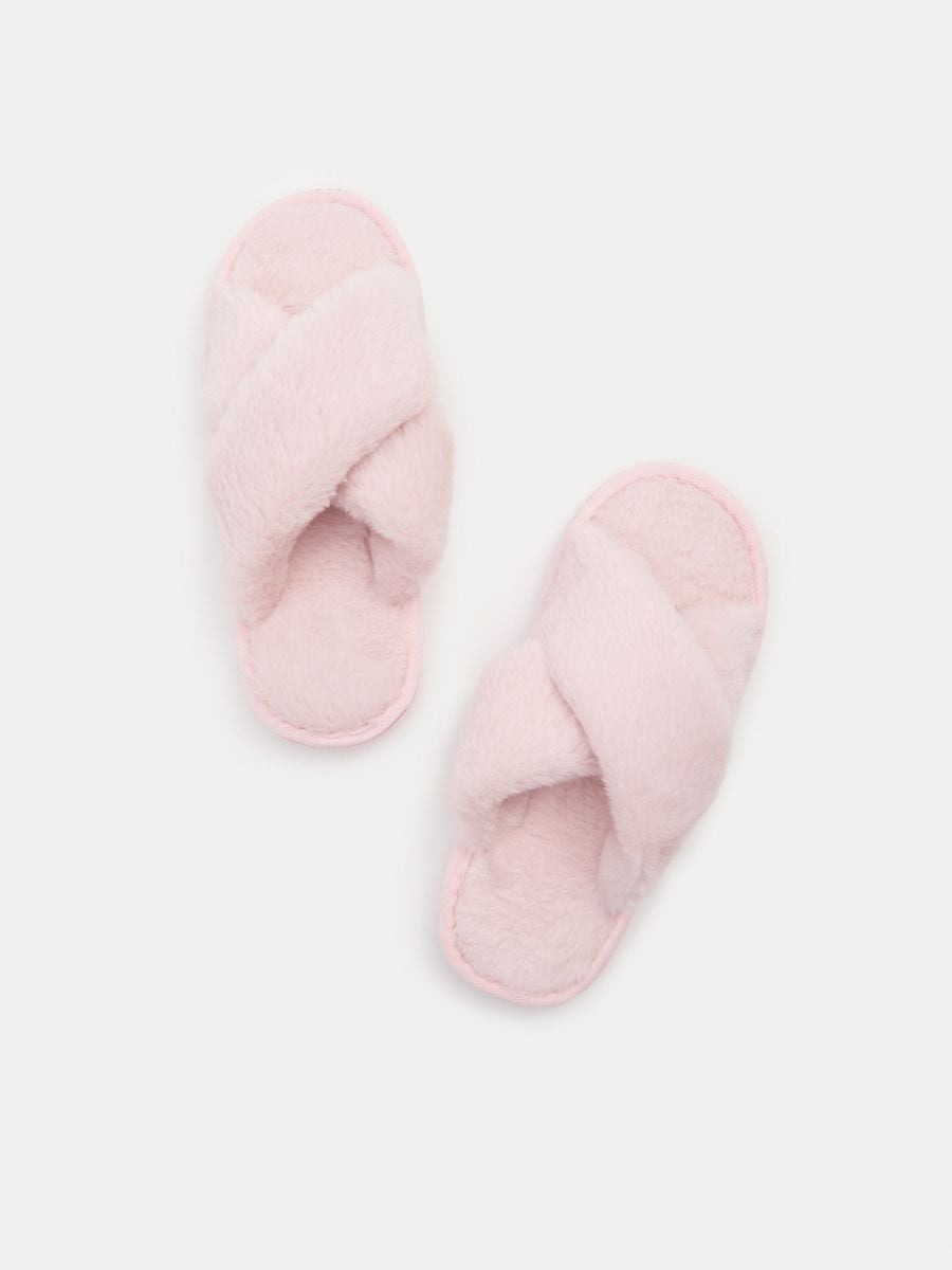 Papuci de casă - roz-pastel - SINSAY