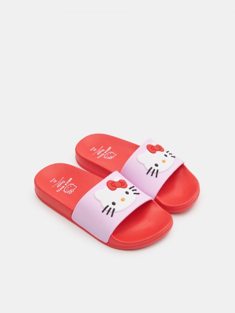 Pantofle Hello Kitty - červená - SINSAY