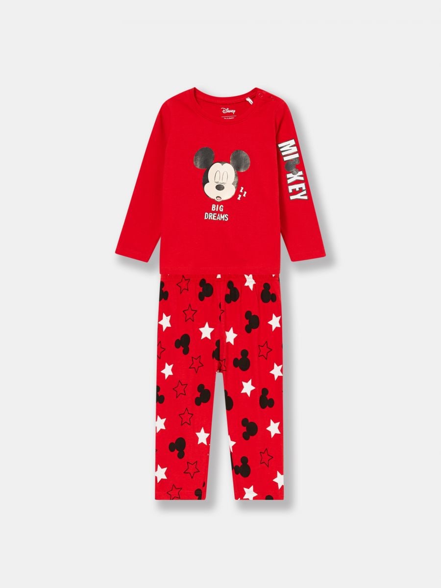 LICENSE SET - Pyjama - mickey mouse red black