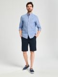 Kratke hlače chino - mornarica - SINSAY - small3