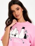 Dvodelna pidžama The Moomins - pastelno roze - SINSAY - small3