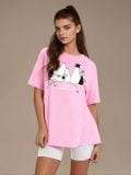 Zweiteiliges Pyjama-Set The Moomins - Pastellrosa - SINSAY - small1