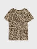 Majica s leopard printom - BEŽ - SINSAY - small5