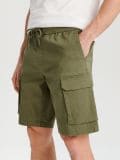 Kratke pantalone - svetlo maslinasta - SINSAY - small3