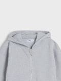 Pulover s kapuco - svetlo siva - SINSAY - small12