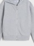 Pulover s kapuco - svetlo siva - SINSAY - small13