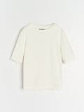 Boxy majica - krem - SINSAY - small3