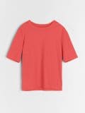 Boxy majica - koralno - SINSAY - small3