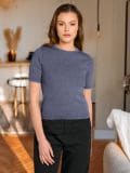Boxy majica - plava - SINSAY - small6