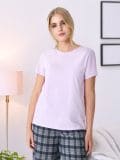 Μπλούζα basic - λιλα - SINSAY - small5