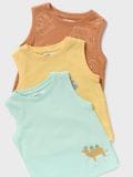 T-särk, 3 tk - helekollane - SINSAY - small5