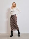 Bluza sa asimetričnim izrezom - krem - SINSAY - small4