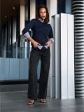 Slim fit džemper - mornarsko plava - SINSAY - small1