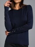 Slim fit džemper - mornarsko plava - SINSAY - small3
