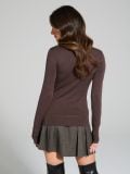 Slim fit džemper - smeđe - SINSAY - small2