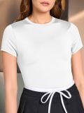 Majica kratkih rukava Basic - belo - SINSAY - small1
