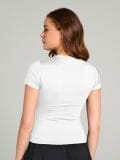 Majica kratkih rukava Basic - belo - SINSAY - small2
