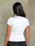 T-särk Basic - valge - SINSAY - small2