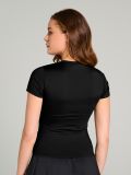 Μπλούζα basic - μαυρο - SINSAY - small3