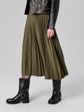 Plisseeritud midi-seelik - khaki - SINSAY - small8
