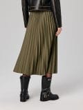 Plisseeritud midi-seelik - khaki - SINSAY - small2